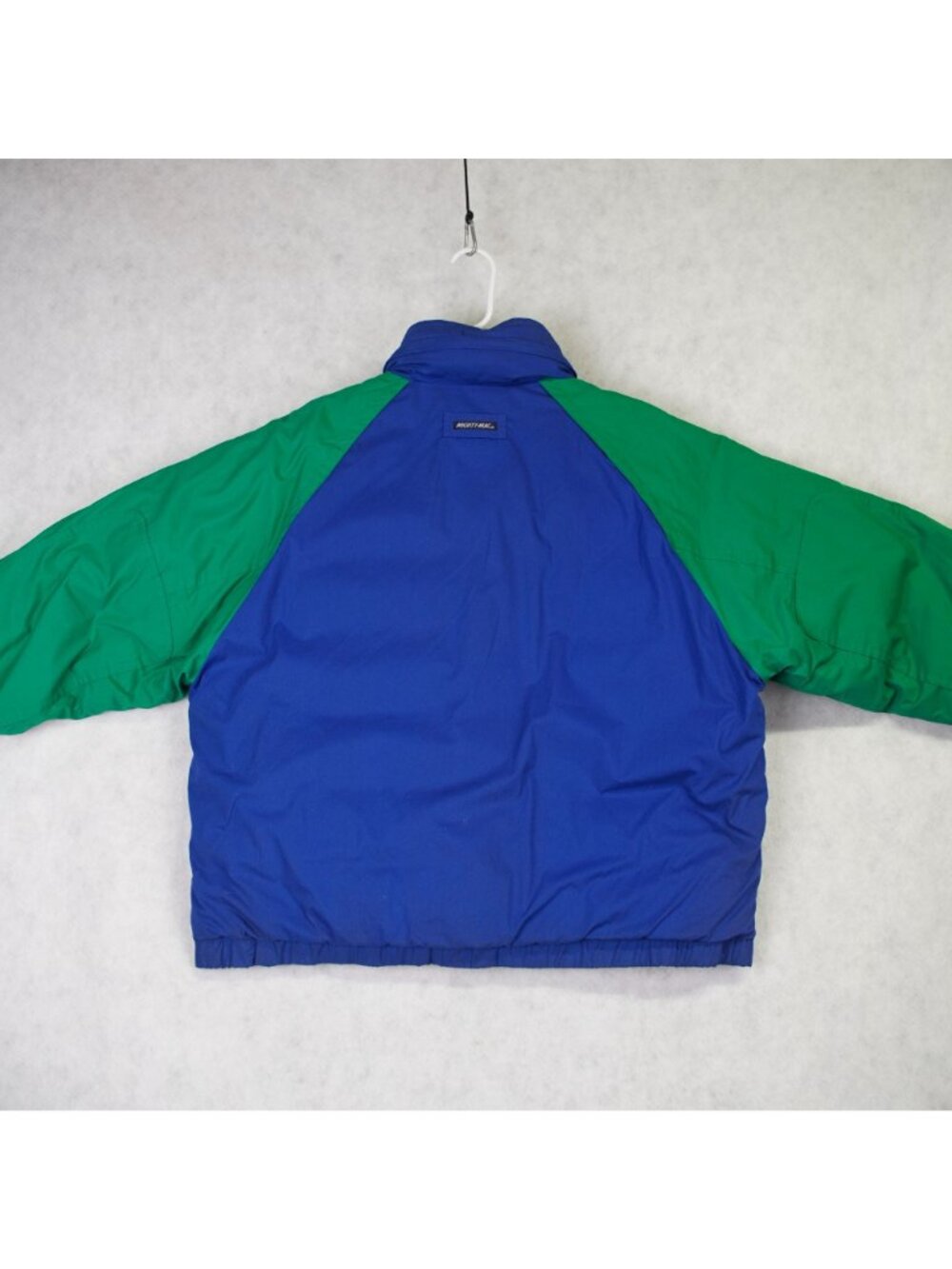 Vintage Mighty Mac Norsac Duck Down Puffer Jacket Mens XL Blue Green 80s-90s EUC - Picture 13 of 16